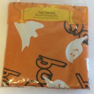 Halloween NEW Vinyl Tablecloth Oblong 52” X 70”